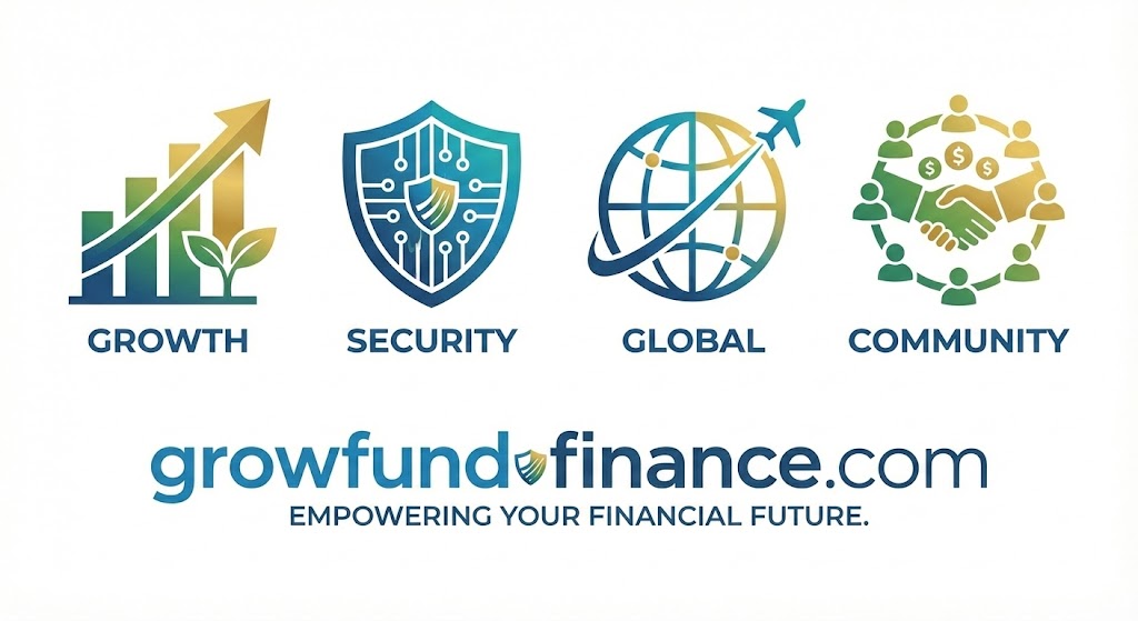 GrowFundFinance Values - Growth, Security, Global, Community